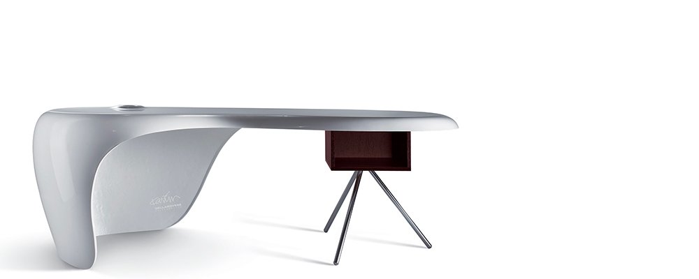 Bureau avec caisson