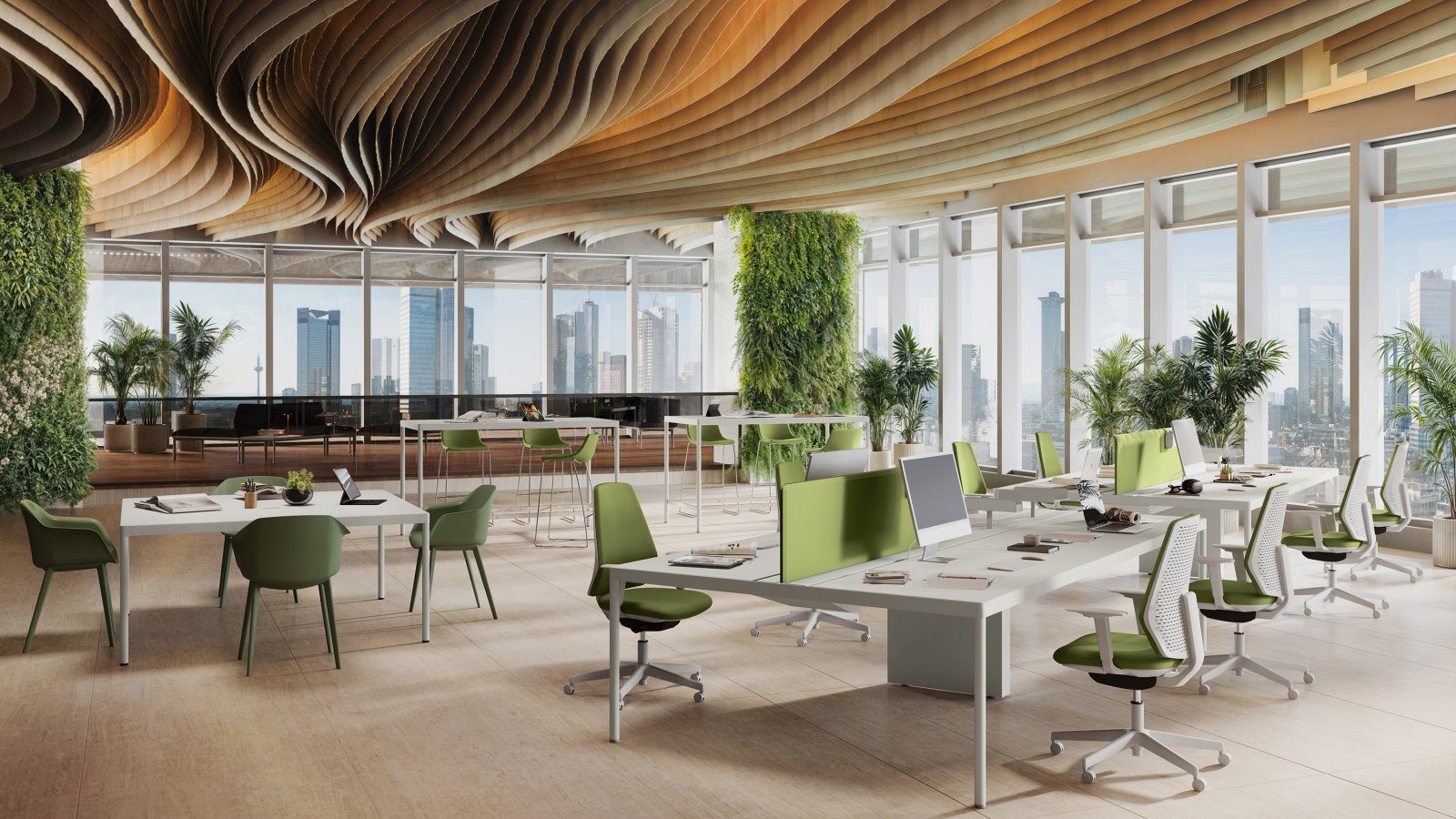 architecte bureau design planification espace travail mobilier contract
